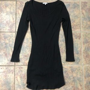 Charlotte Russe Small Black Scoop Neck Tight Dress